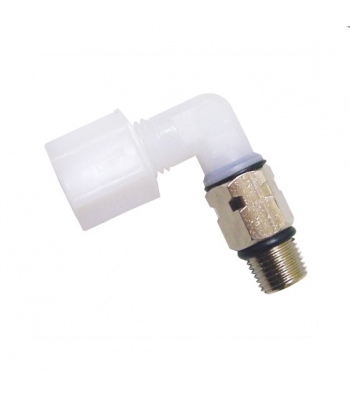 Visszacsapószelep könyök membránházba, 1/4" x 1/8", Jaco