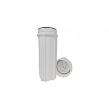 CleanLife szűrőház FEHÉR, dupla "O" gyűrűs, 10", 1/4", kupakkal