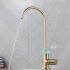 Csaptelep víztisztítóhoz, 1-utas, íves, Modern dizájn, INOX, Quick