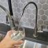 Csaptelep víztisztítóhoz, 1-utas, íves, Modern dizájn, INOX, Quick