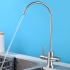 Csaptelep víztisztítóhoz, 2-utas, íves, Modern dizájn, INOX, Quick