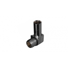 Kifolyócső csatlakozó könyök, 1/4" külsőmenet, FÉM