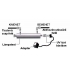 Luxe Style UV lámpa készlet UV-1011-04, 6W 1x4 pólus, 1GPM